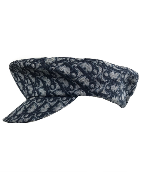 帽子 christian dior sports archive beret 90s Christian Dior Logo Print Paper Boy Beret Hat – FRUIT Vintage