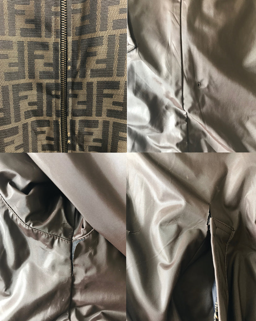 Fruit Vintage Fendi Zucca Print 1990s Coat