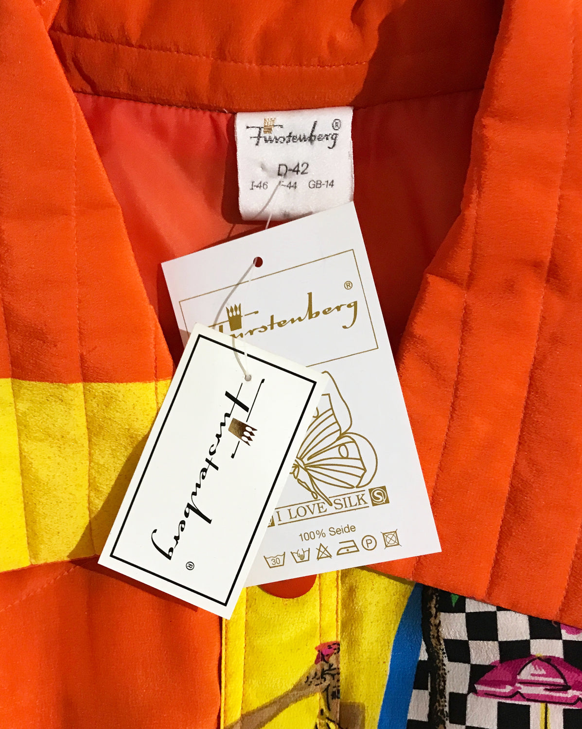 FRUIT Vintage Hawaiian Print Silk 1980s Coat graphic retro