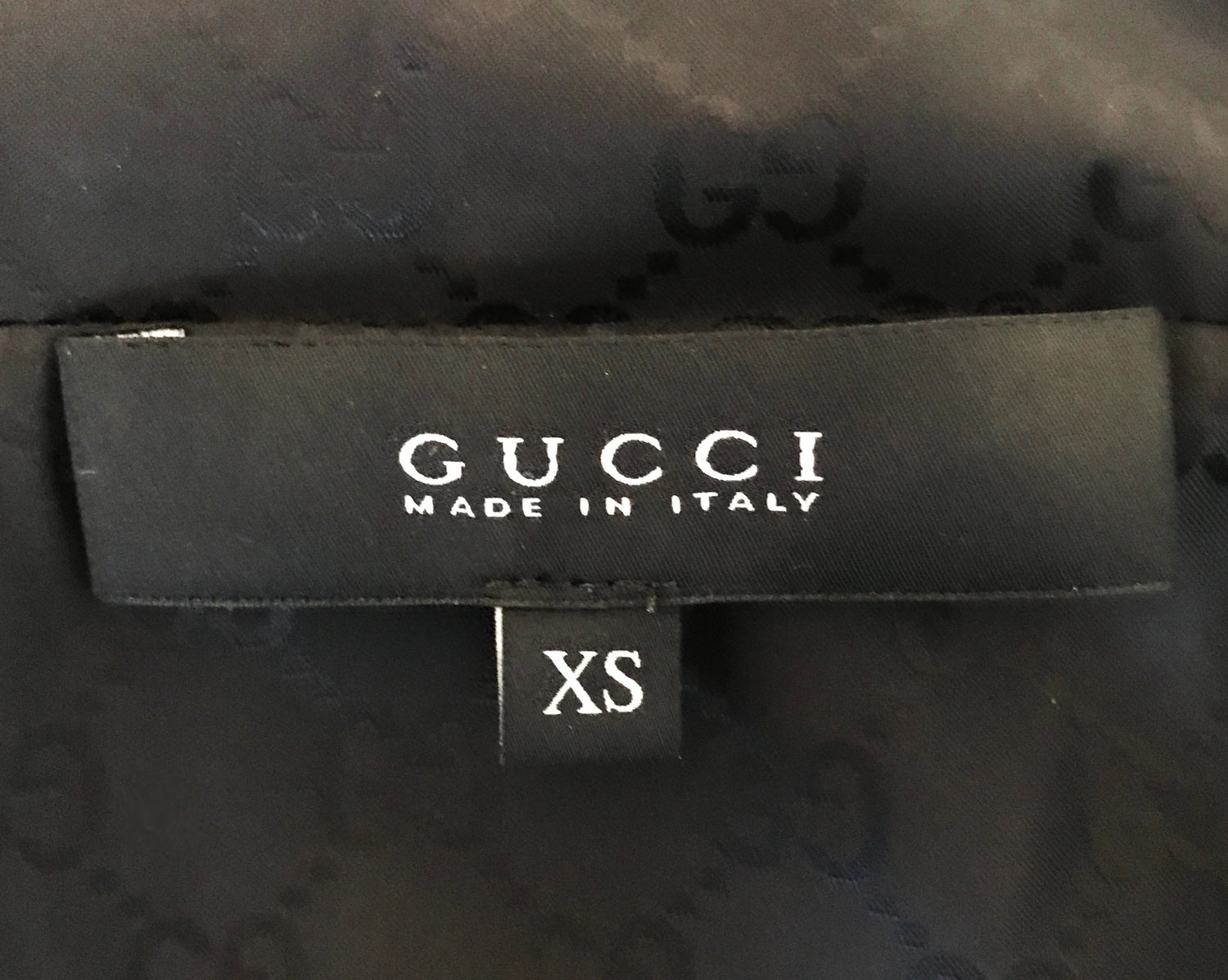 FRUIT Vintage Gucci 1990s monogram Logo Print Spray Jacket