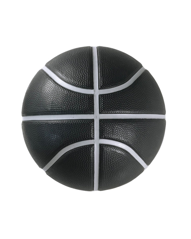 Fruit Vintage rare Chanel 2004 Basketball. This Chanel sport logo ball by Karl Lagerfeld is an important Chanel collectors accessory. It features a large Chanel logo and text on both sides in high contrast grey/black tone. Perfect for use as a home decor feature, this ball is piece of Chanel history!