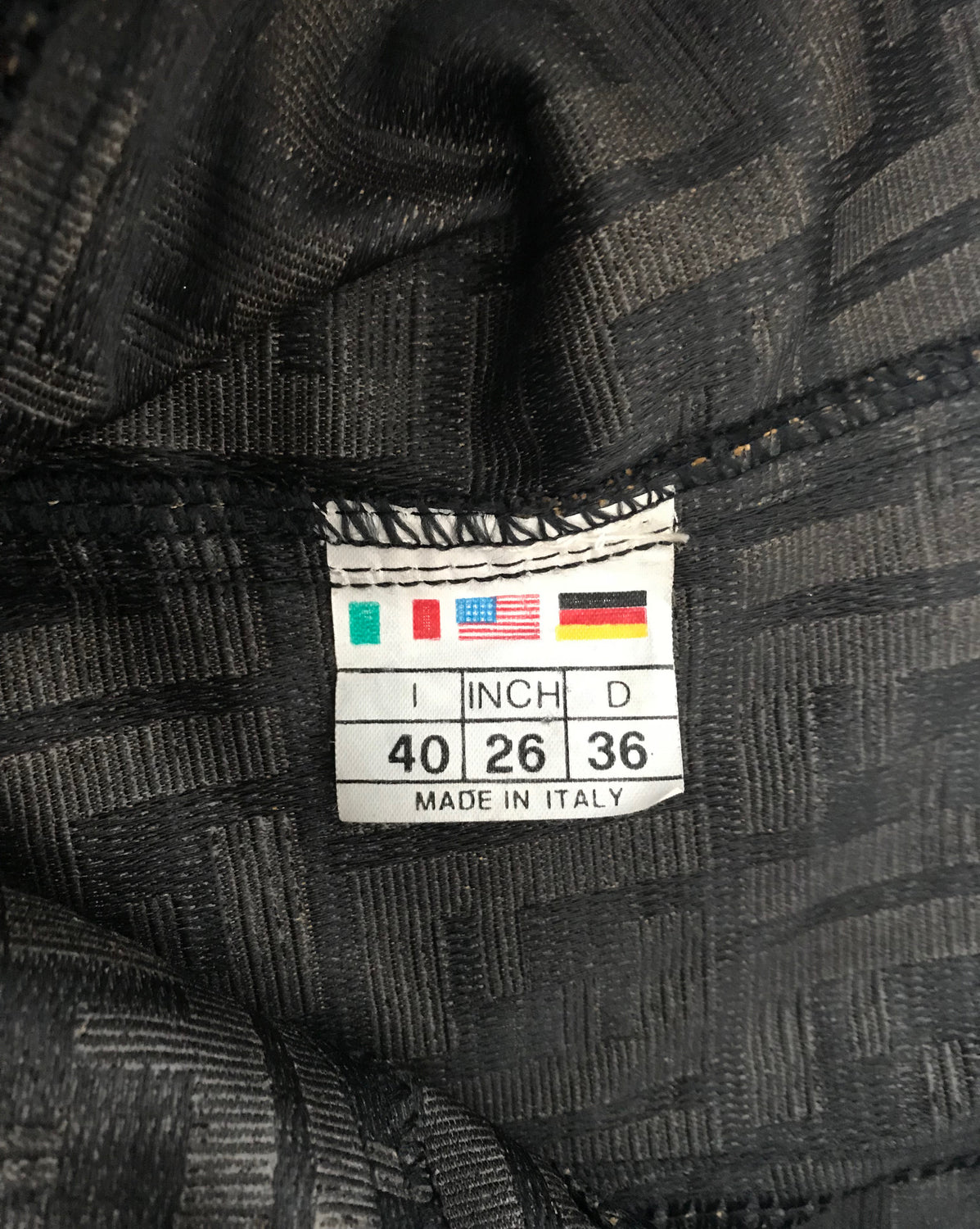 Fruit Vintage Fendi Zucca Monogram Print Jean Vest Jacket