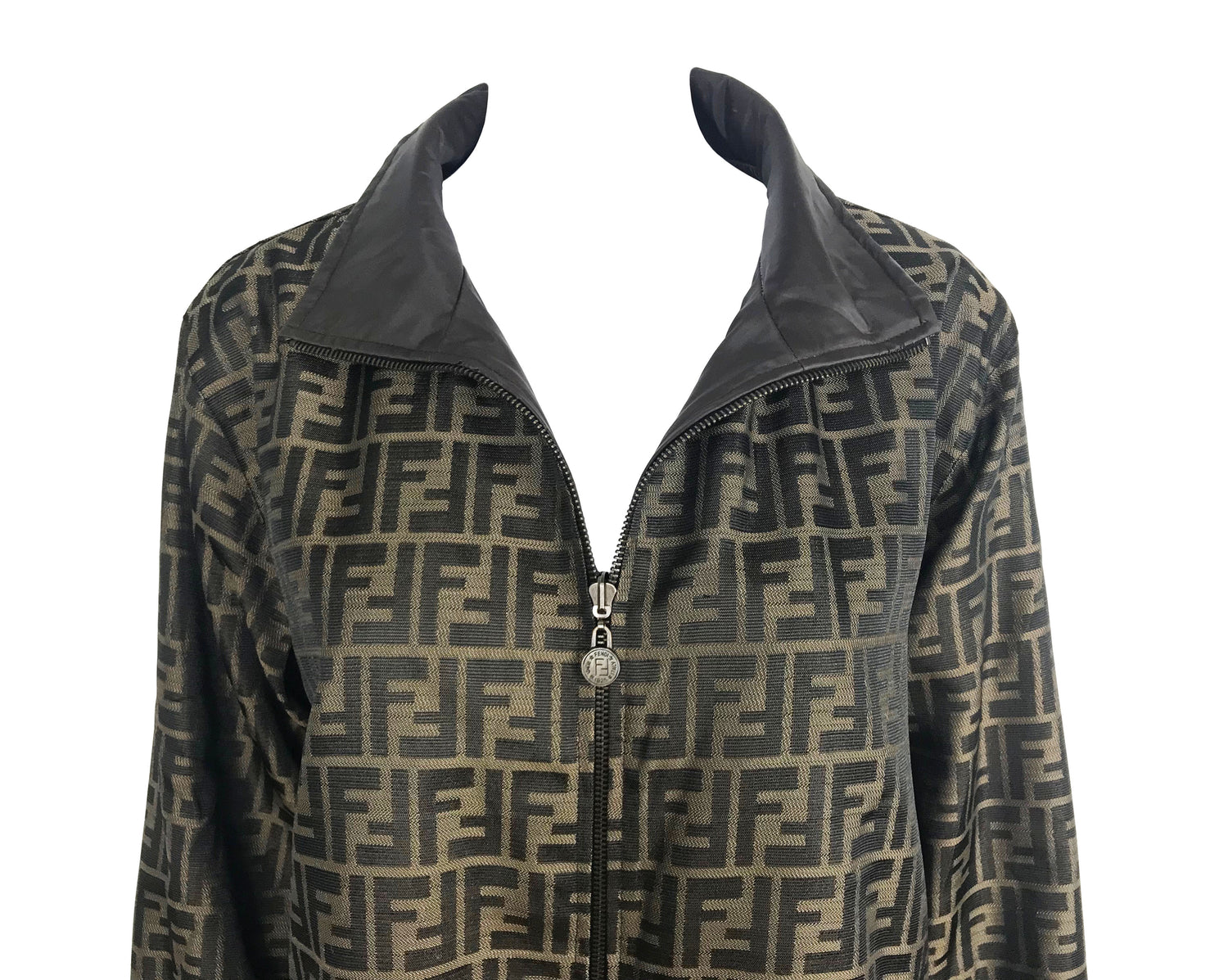 Fruit Vintage Fendi Zucca Print 1990s Coat