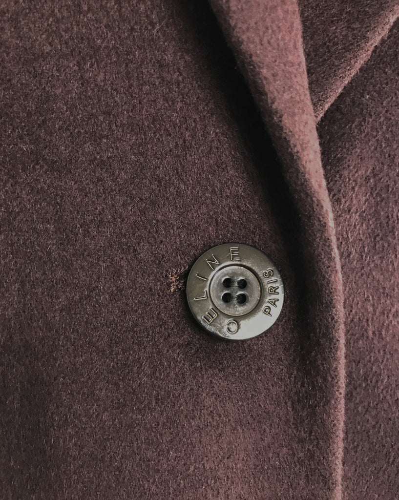 FRUIT Vintage Celine 1980s Brown Blazer Jacket