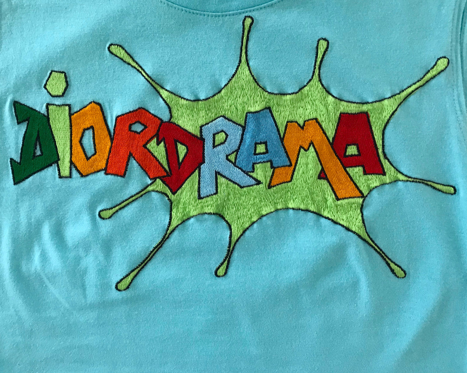 Fruit Vintage Christian Dior 'Dior Drama' Blue Tank top by John Galliano