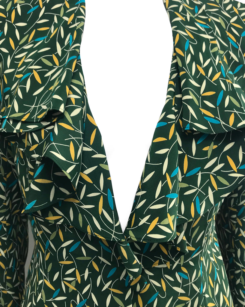 Norma Kamali Dead Stock Green Blouse