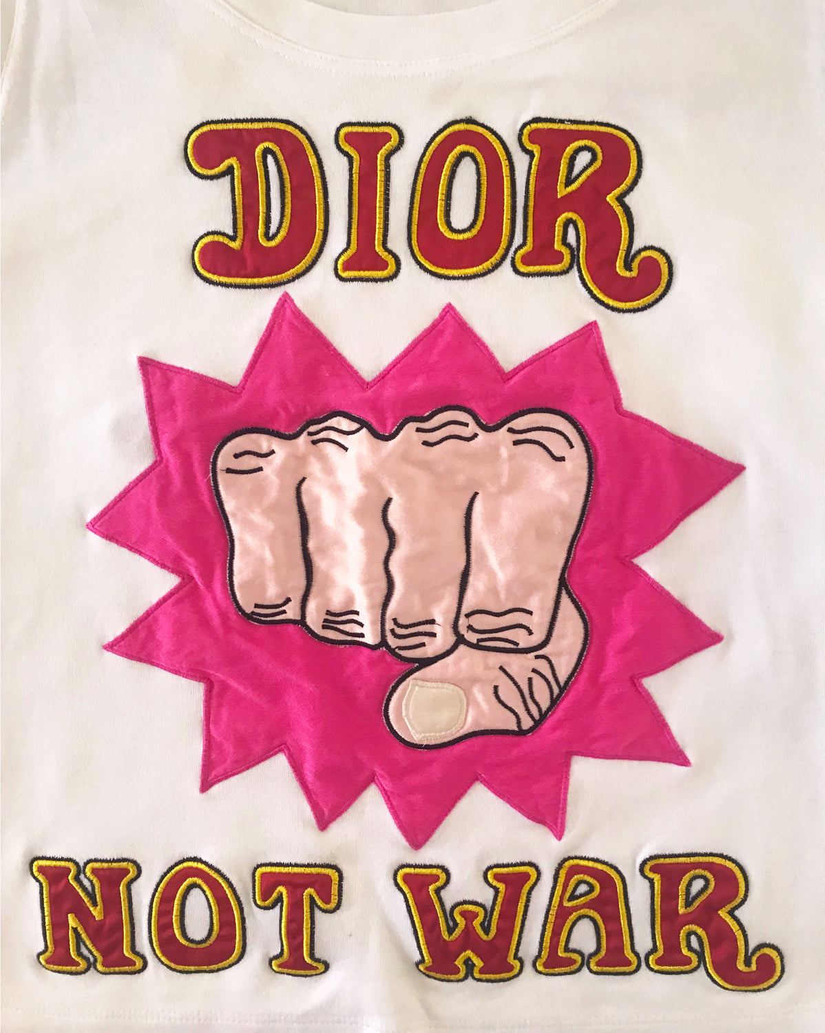 Fruit Vintage Christian Dior 'Dior Not War' Tank top by John Galliano