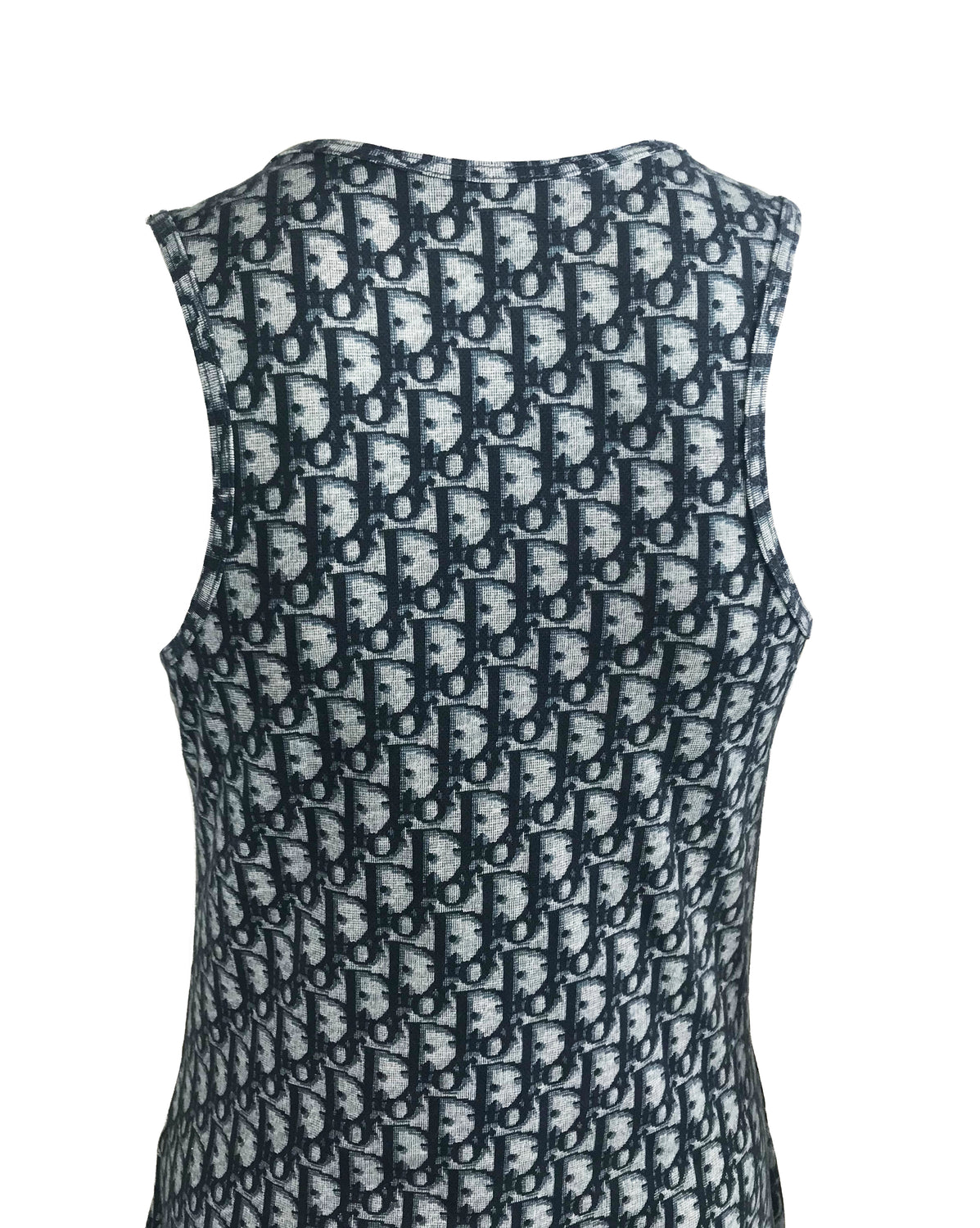 Fruit Vintage Christian Dior Logo Print Tank Dress