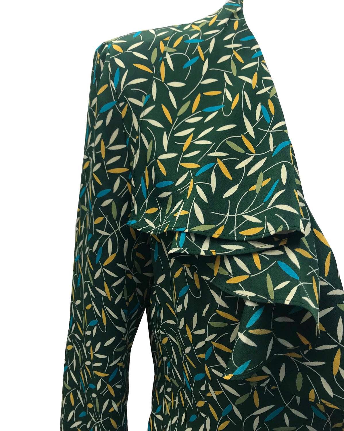 Norma Kamali Dead Stock Green Blouse