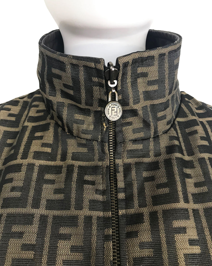 Fruit Vintage Fendi Zucca Print 1990s Coat