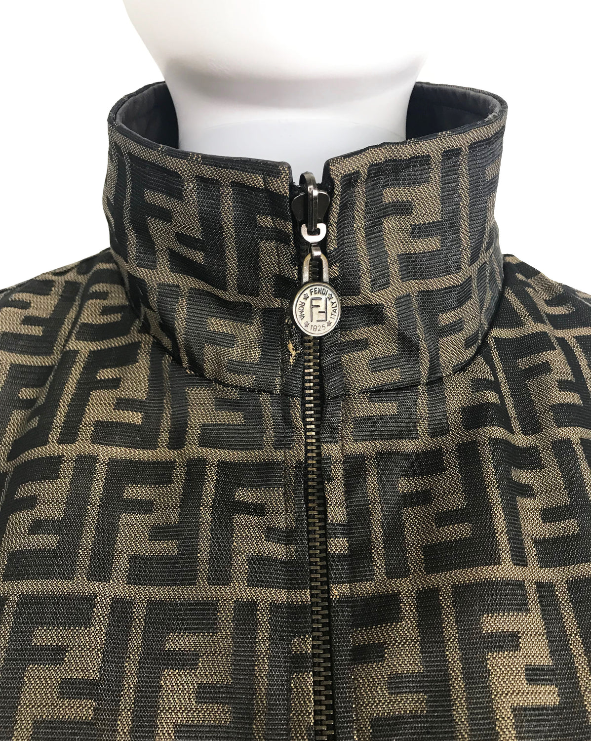 Fruit Vintage Fendi Zucca Print 1990s Coat