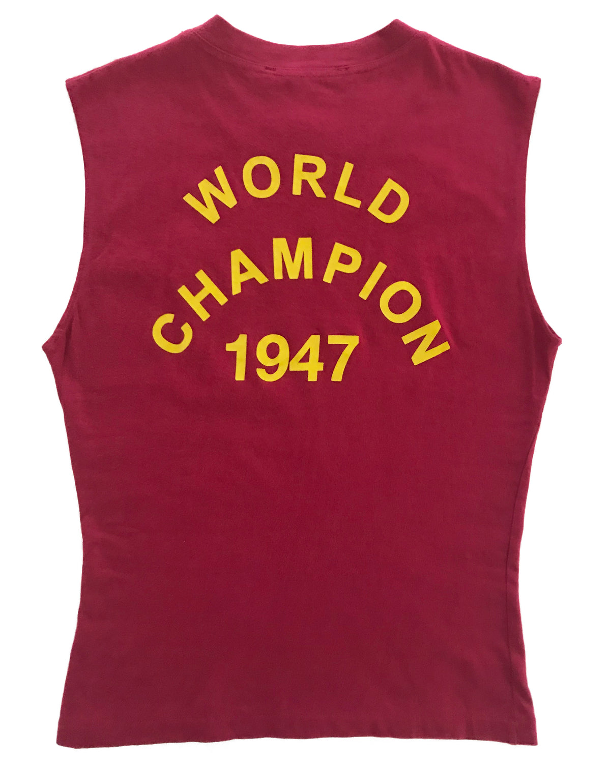 Fruit Vintage Christian Dior Red Yellow J'adore Dior Logo Tank Top by John Galliano