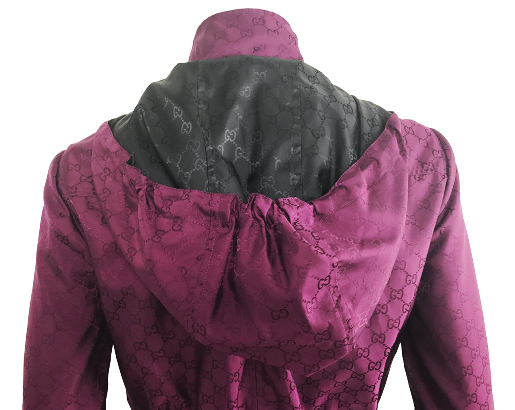 FRUIT Vintage Gucci 1990s monogram Logo Print Spray Jacket