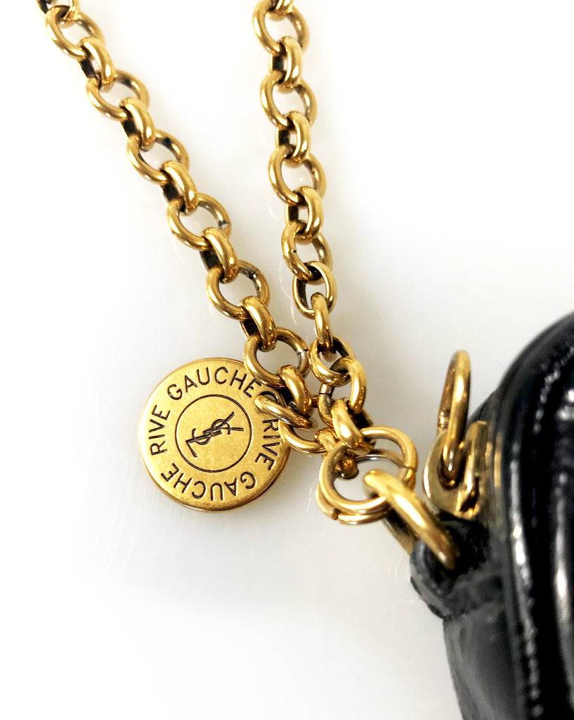 Yves Saint Laurent Patent Leather Wristlet