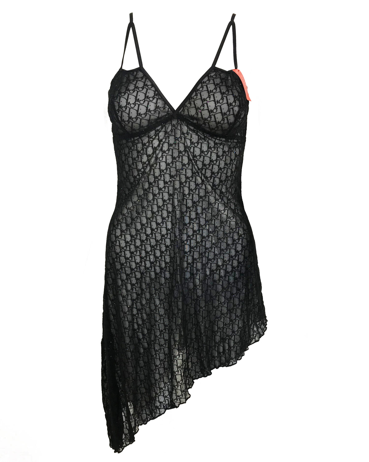 Fruit Vintage Christian Dior Logo Print Lingerie Night Gown