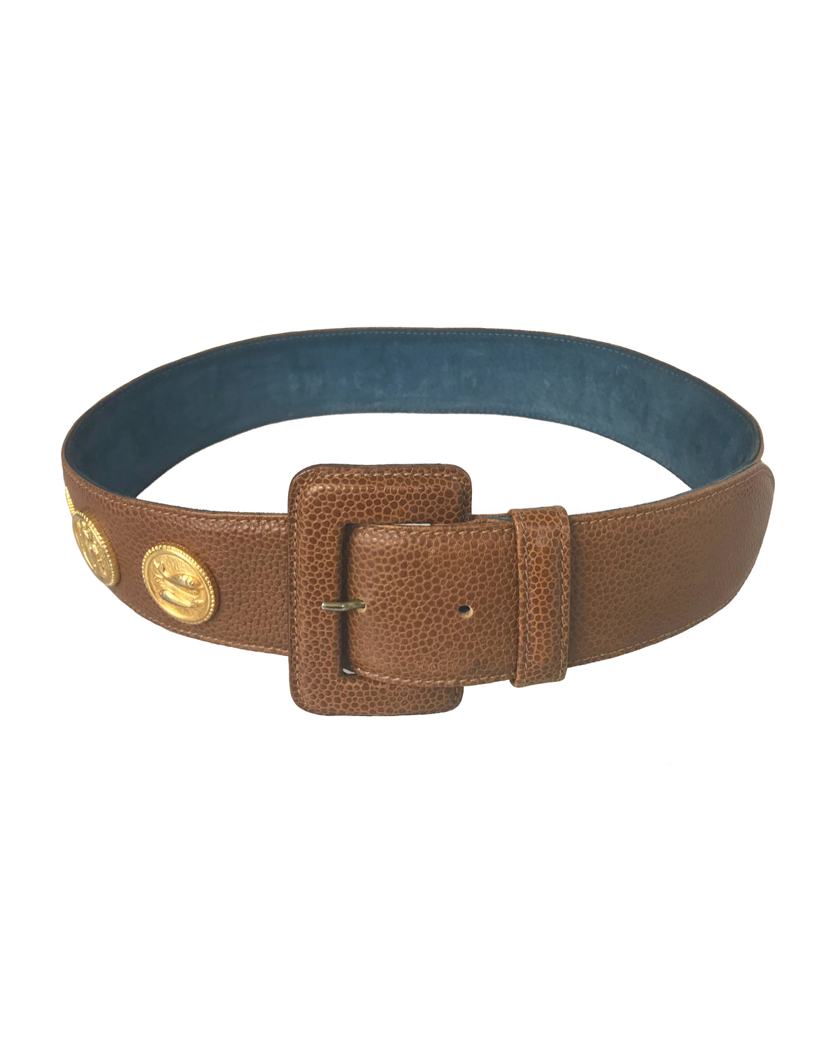Fruit Vintage Fendi Zodiac Coin Belt
