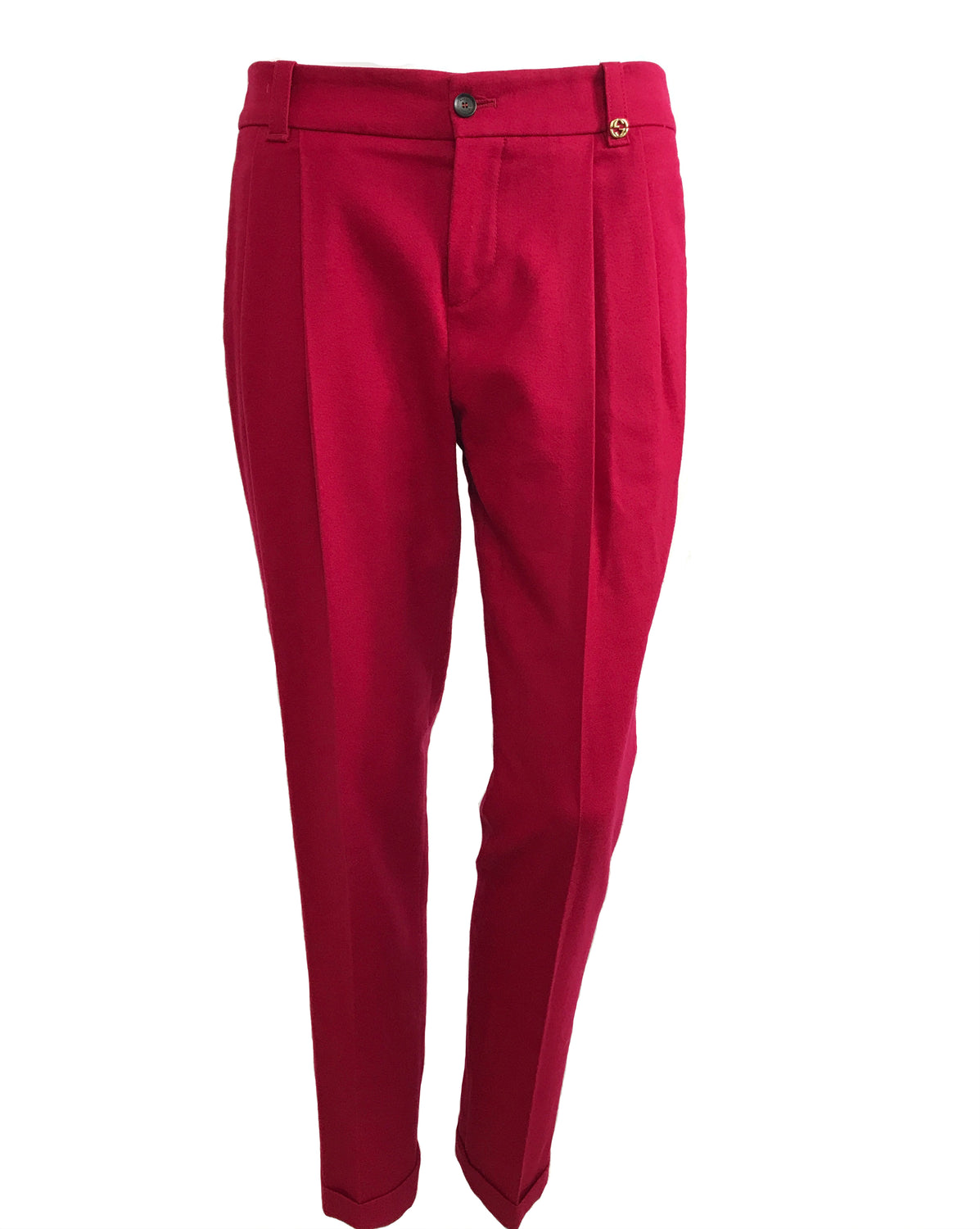 FRUIT Vintage Gucci Red Tailored Wool Pants