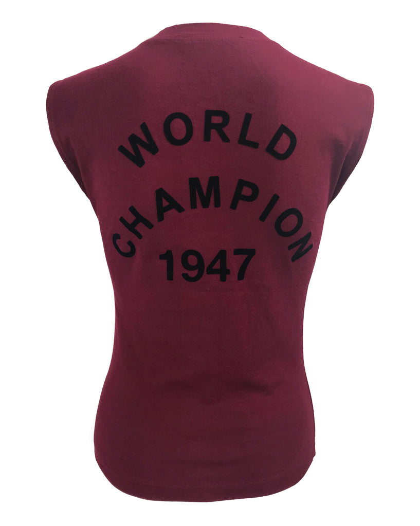 Fruit Vintage Christian Dior Red Black J'adore Dior Logo Tank Top by John Galliano