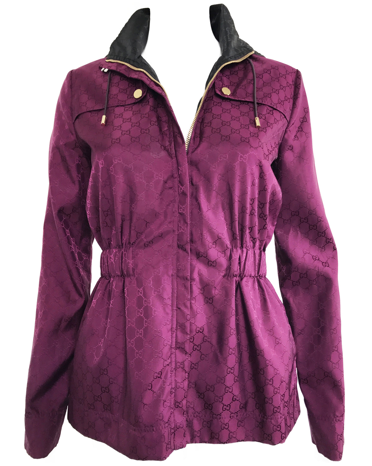 FRUIT Vintage Gucci 1990s monogram Logo Print Spray Jacket