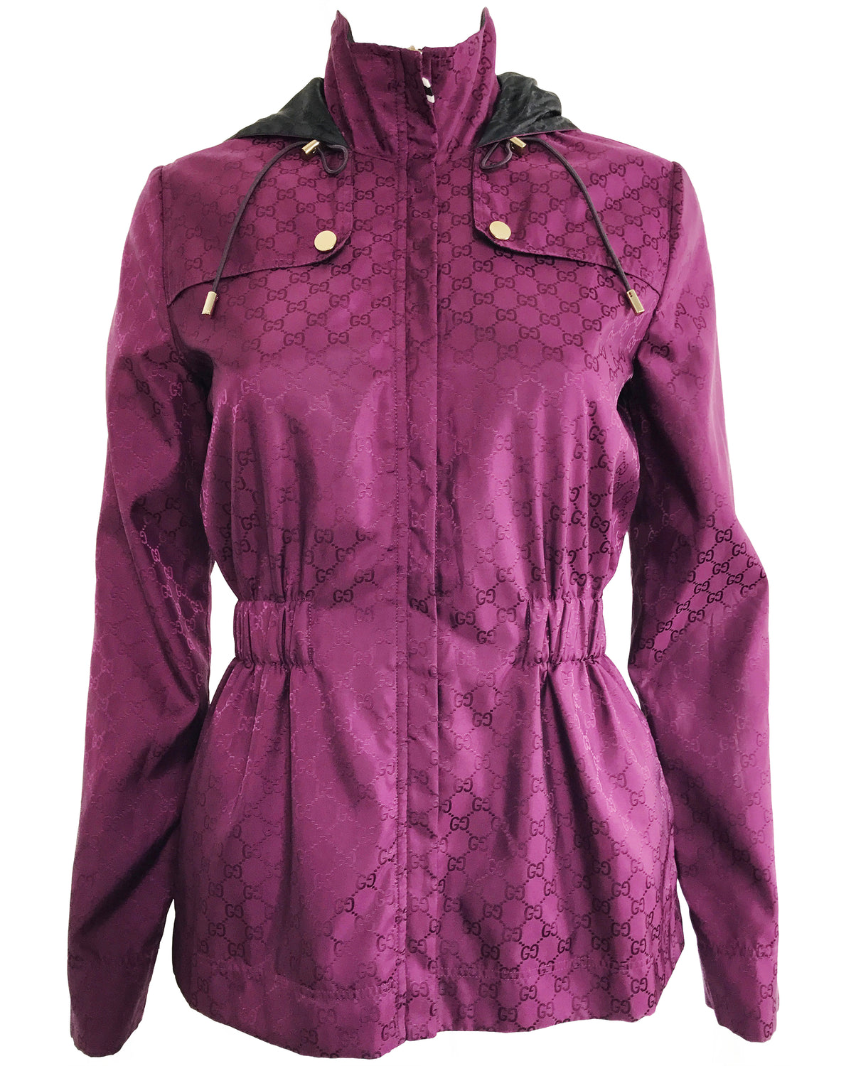 FRUIT Vintage Gucci 1990s monogram Logo Print Spray Jacket