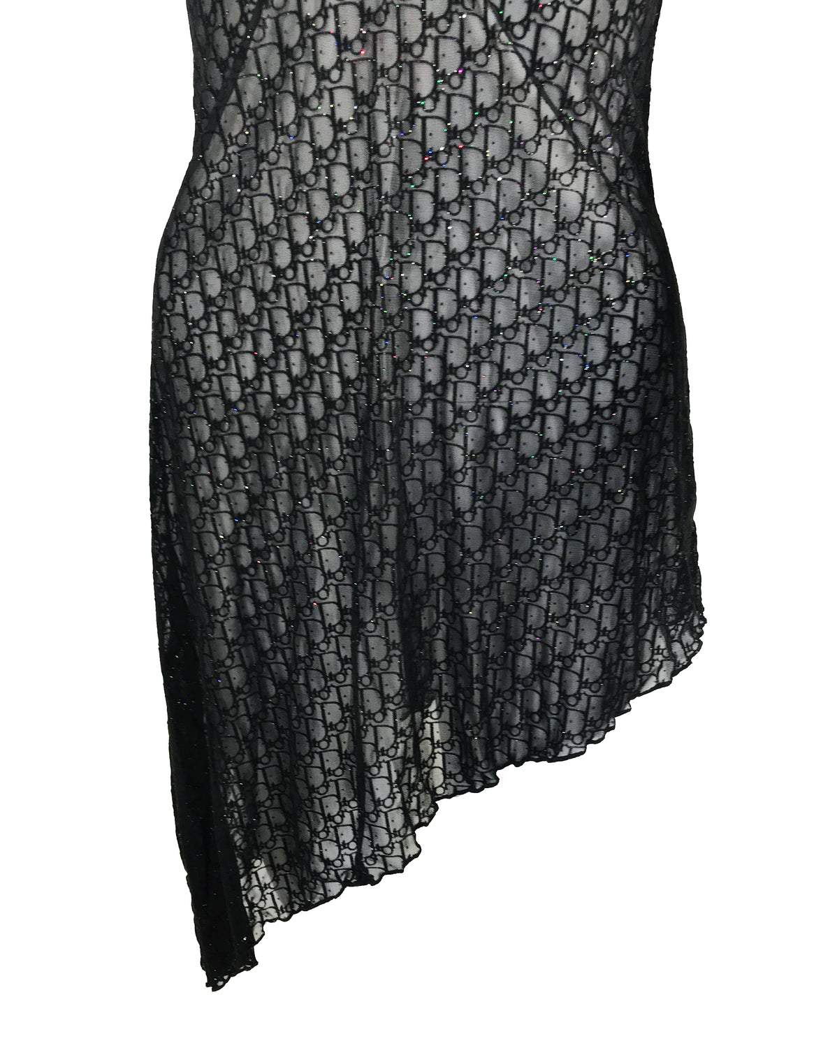 Fruit Vintage Christian Dior Logo Print Lingerie Night Gown