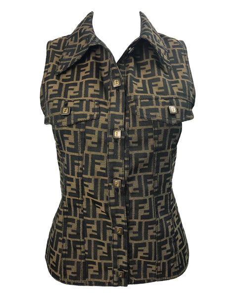 vintage fendi ズッカ柄　ベスト　vest 7_1a2ad4c1-6764-4487-bbf5-