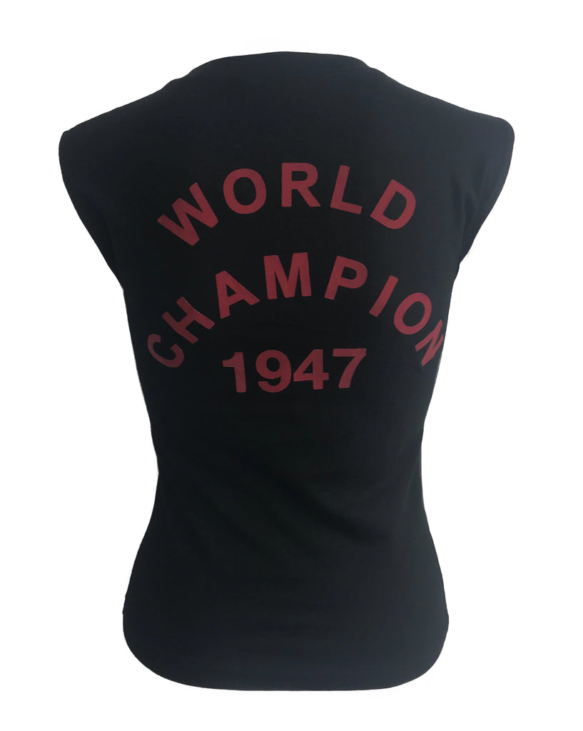 Fruit Vintage Christian Dior Red Black J'adore Dior Logo Tank Top by John Galliano