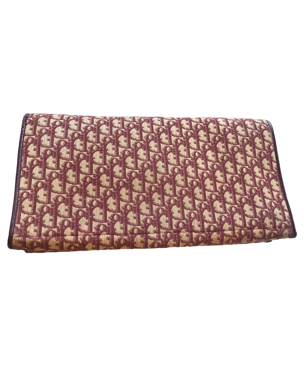 FRUIT Vintage Christian Dior 1970s logo monogram Convertible Fold Over Clutch and Tote