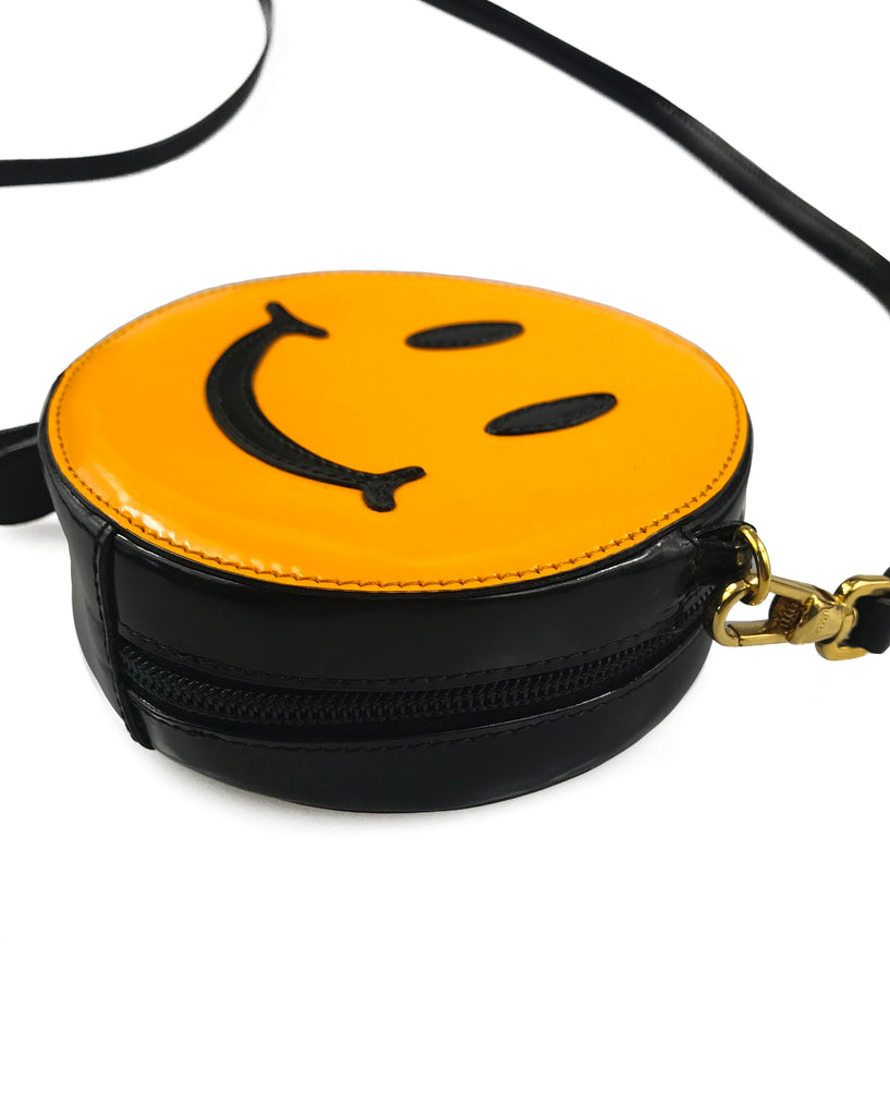 Fruit Vintage Moschino Redwall Rare Smiley Face Logo Bag