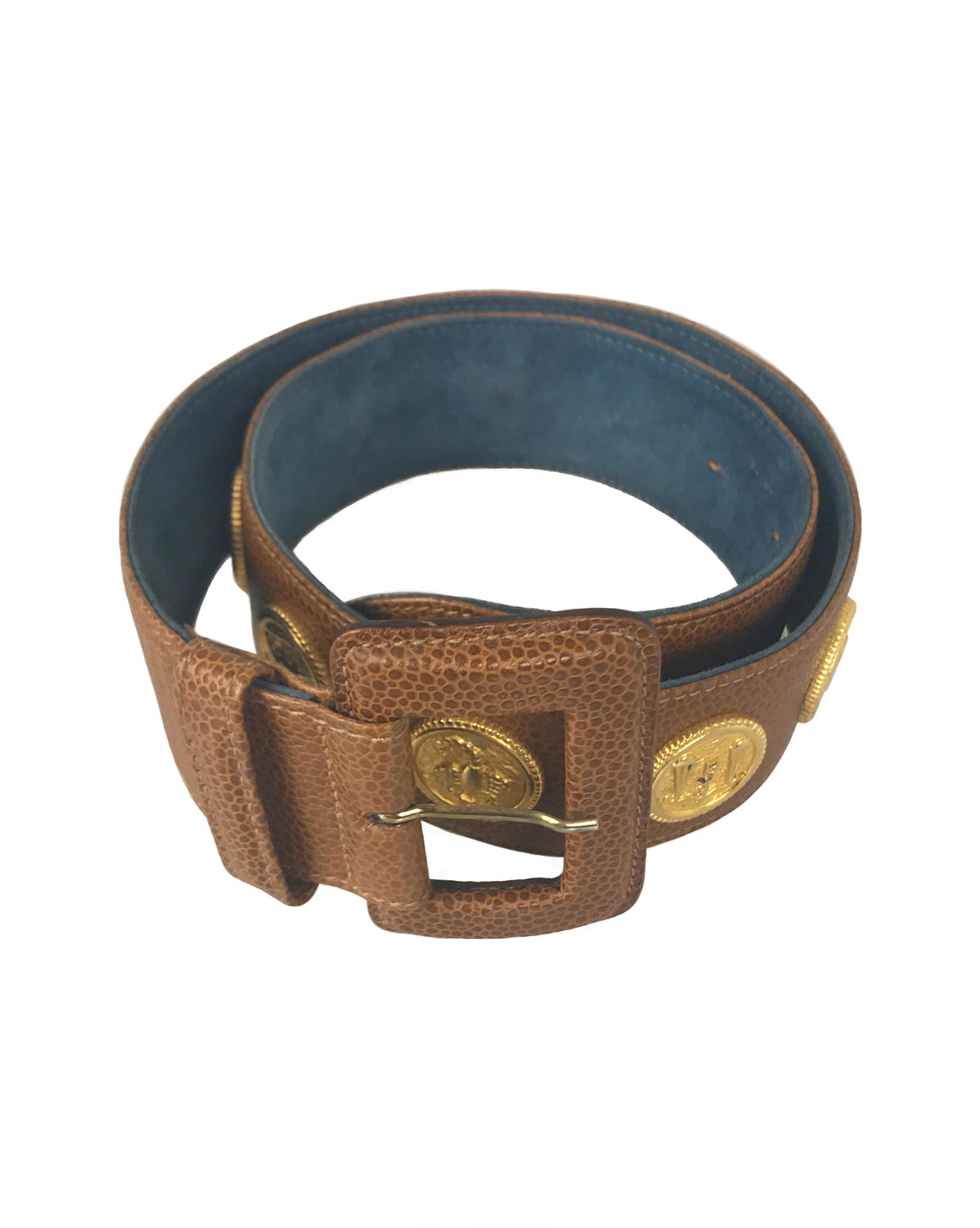 Fruit Vintage Fendi Zodiac Coin Belt