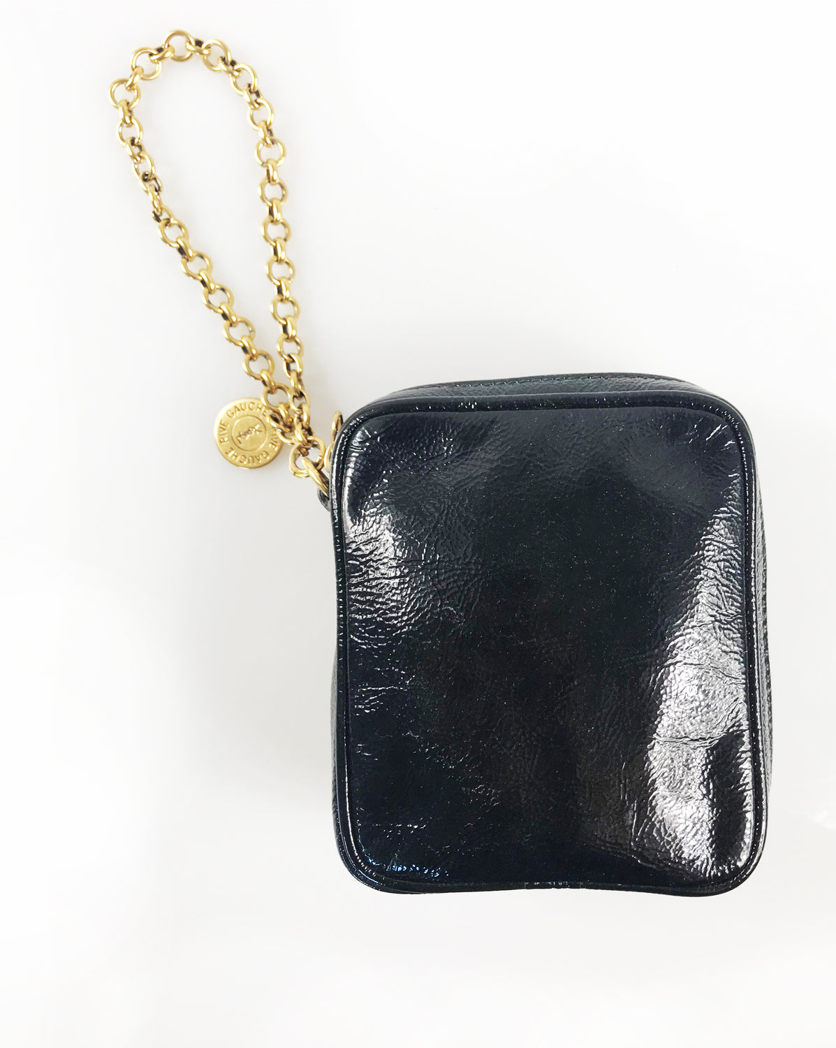 Yves Saint Laurent Patent Leather Wristlet