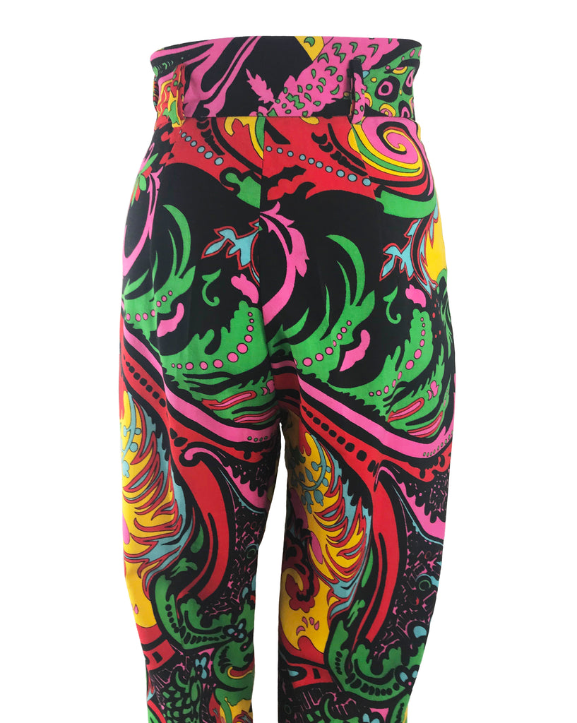 Fruit Vintage Moschino Rare 1990s Psychedelic Print Pants