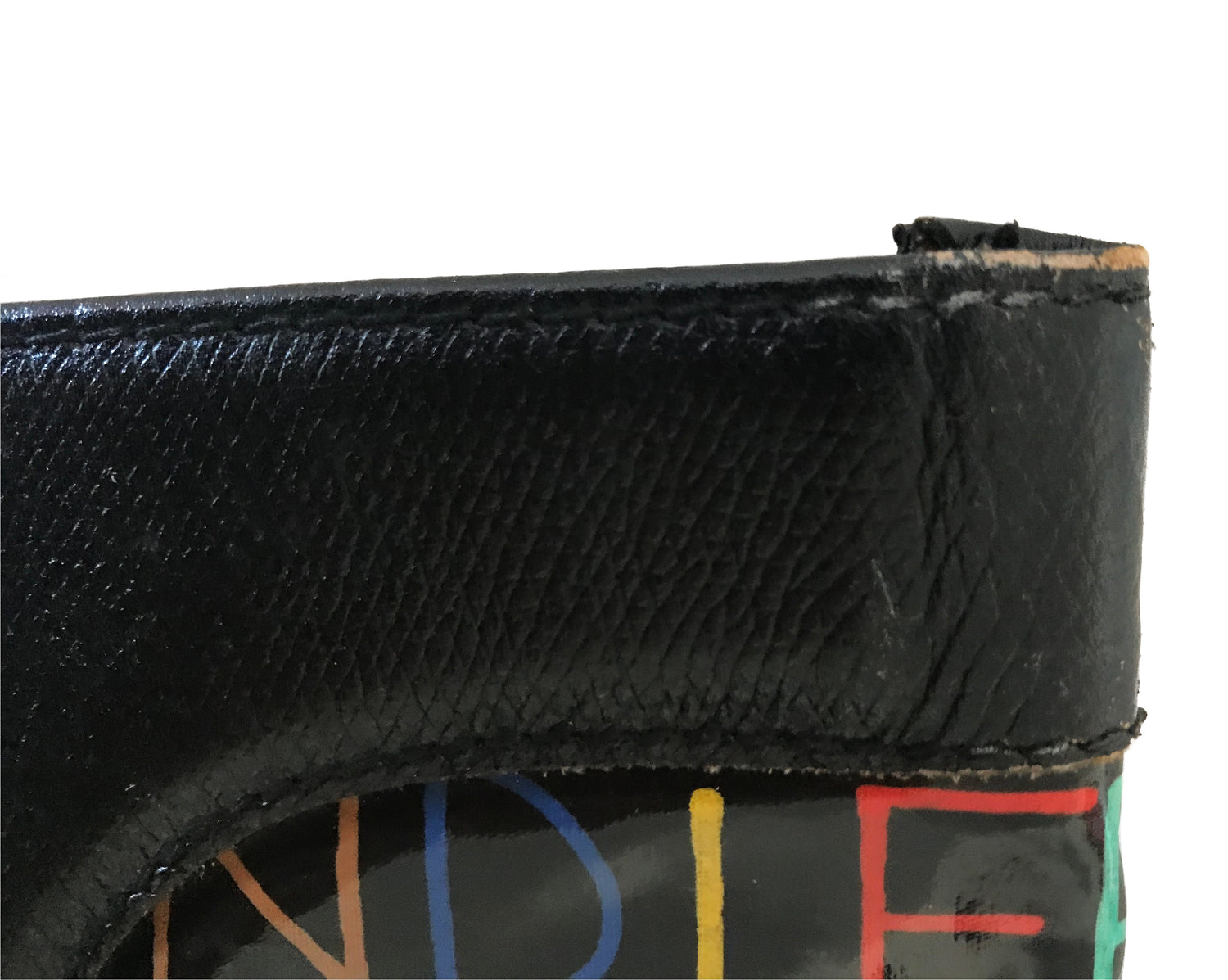 Fruit Vintage Fendi Logo Monogram Print 1980s Clutch Tote Handbag