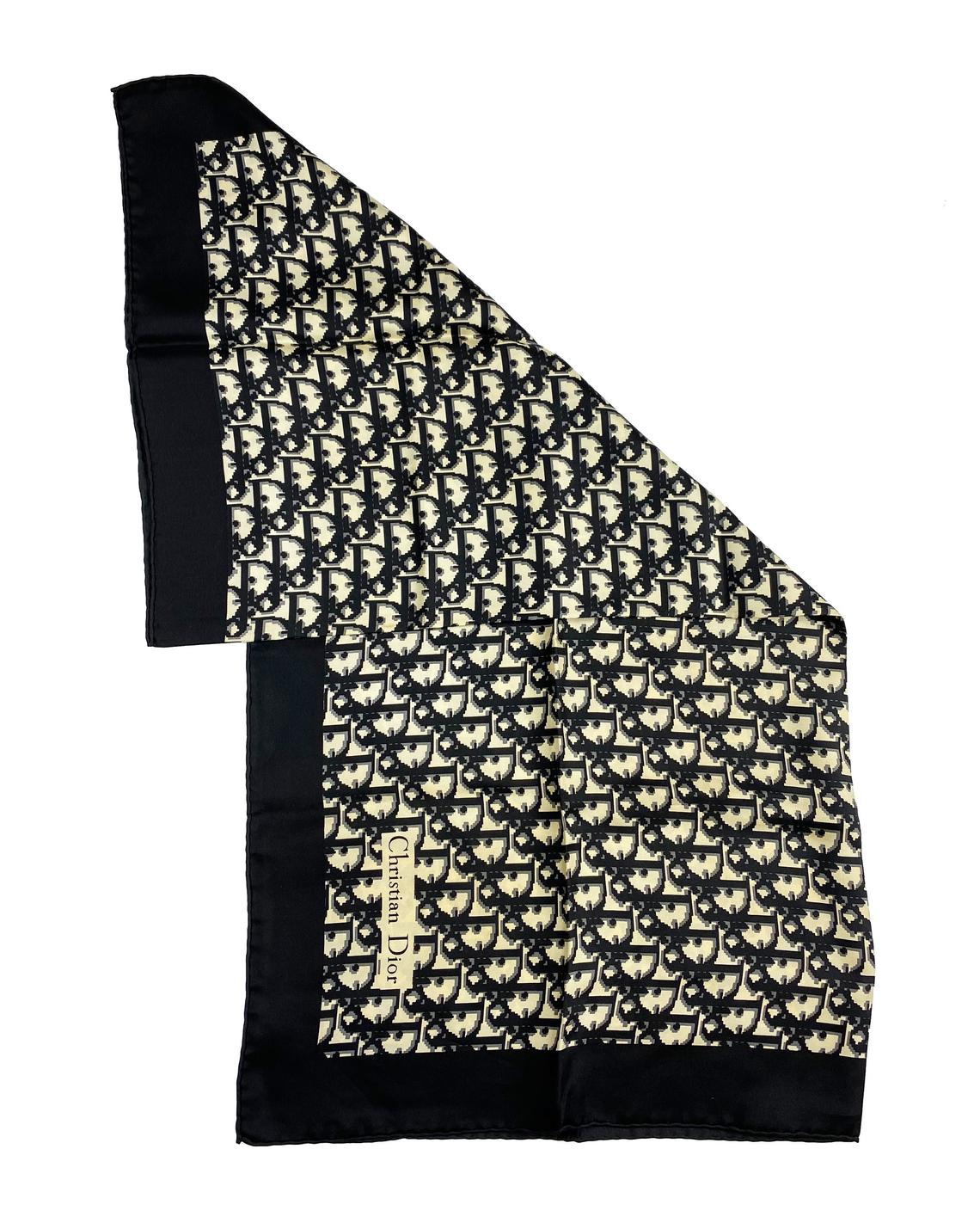 Christian Dior Trotter Logo Scarf