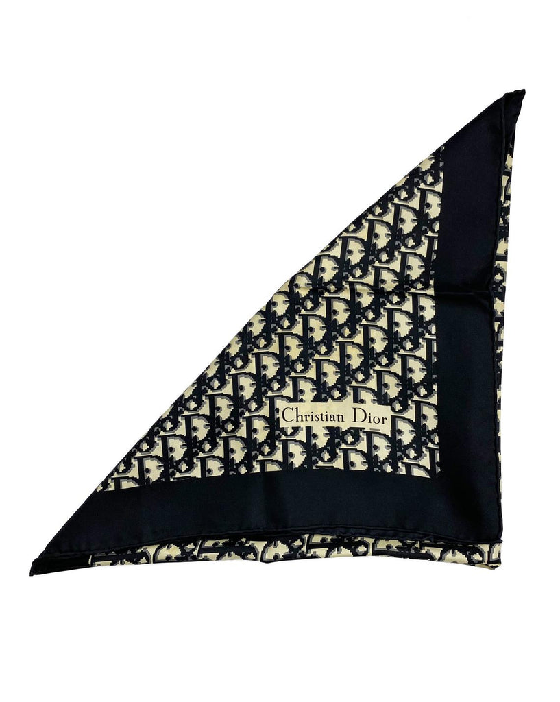 Christian Dior Trotter Logo Scarf