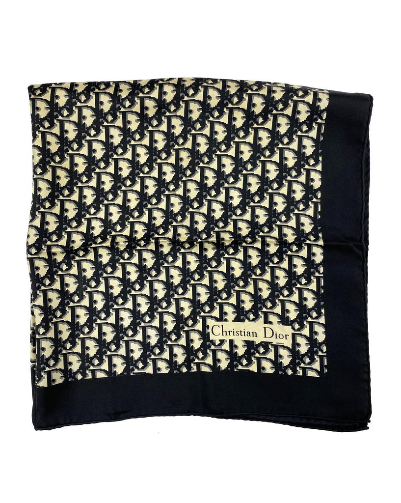 Christian Dior Trotter Logo Scarf