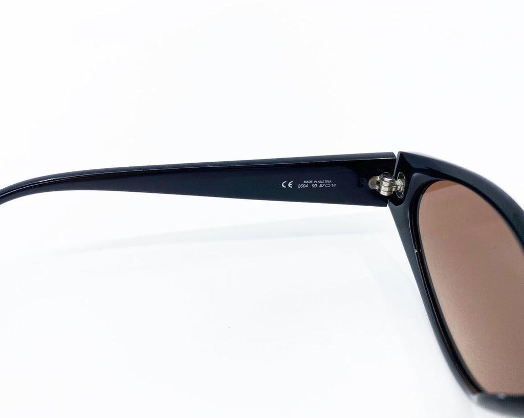 Fruit Vintage Christian Dior sunglasses dating to 1990. These small oval frames feature a gold trim over the nose and CD logo to each arm.
