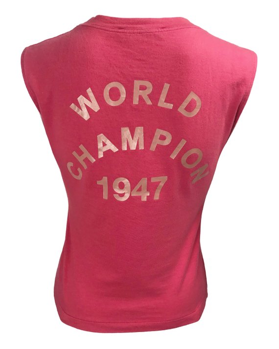 Fruit Vintage Christian Dior Pink J'adore Dior Logo Tank Top by John Galliano