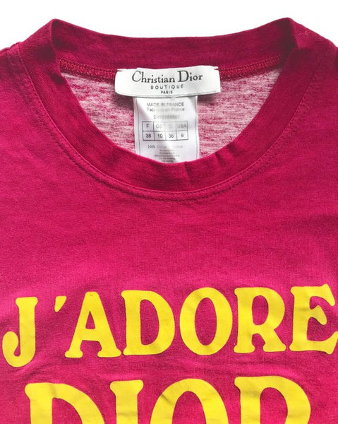 Christian Dior Pink Logo Print Tank Top – FRUIT Vintage