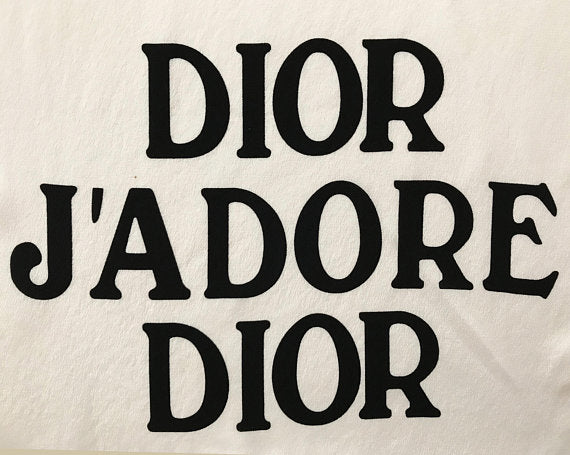 FRUIT vintage Christian Dior rare J'adore Dior logo monogram silk scarf
