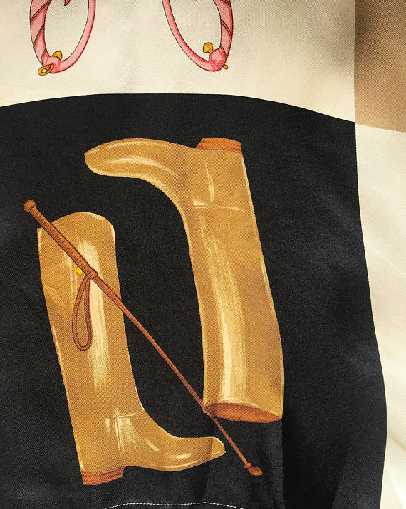 FRUIT vintage rare Gucci logo print silk shirt dating to the 1980s