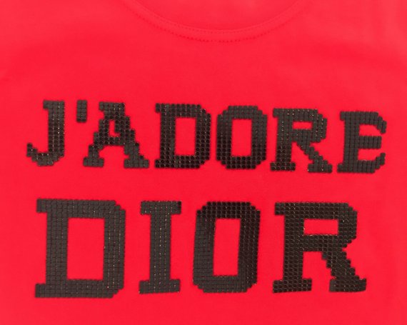 Fruit Vintage Christian Dior J'adore Dior t-shirt featuring glomesh print by John Galliano