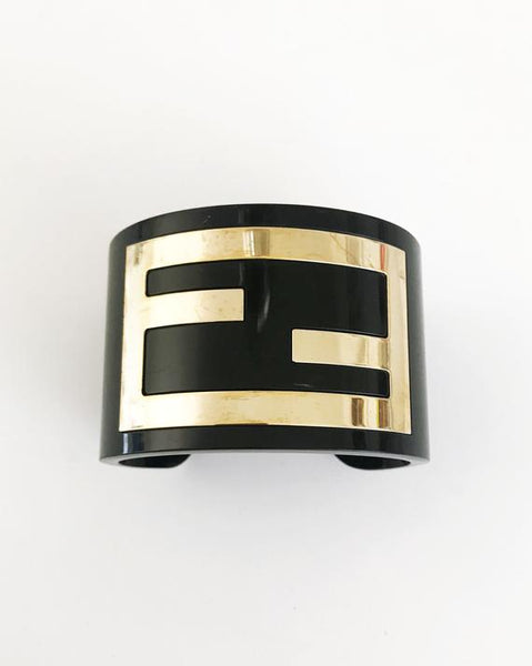 Fendi Zucca Logo Cuff Bracelet – FRUIT Vintage