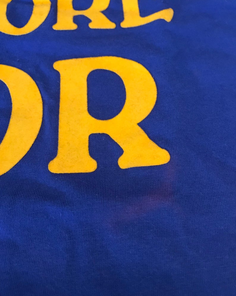Fruit Vintage Christian Dior Blue yellow J'adore Dior logo monogram tank by John Galliano, as seen on Sex and the City and Khloe Kardashian.