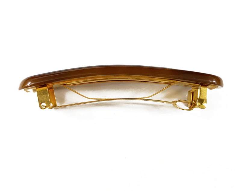 Fruit Vintage Fendi tort perspex logo barrette hair clip.