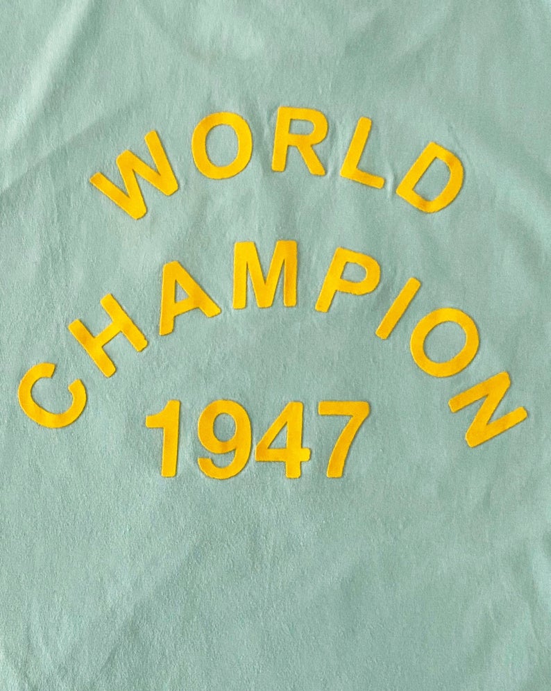 Fruit Vintage Christian Dior J'adore Dior sea foam green blue tank by John Galliano, feature a flocked logo monogram print.