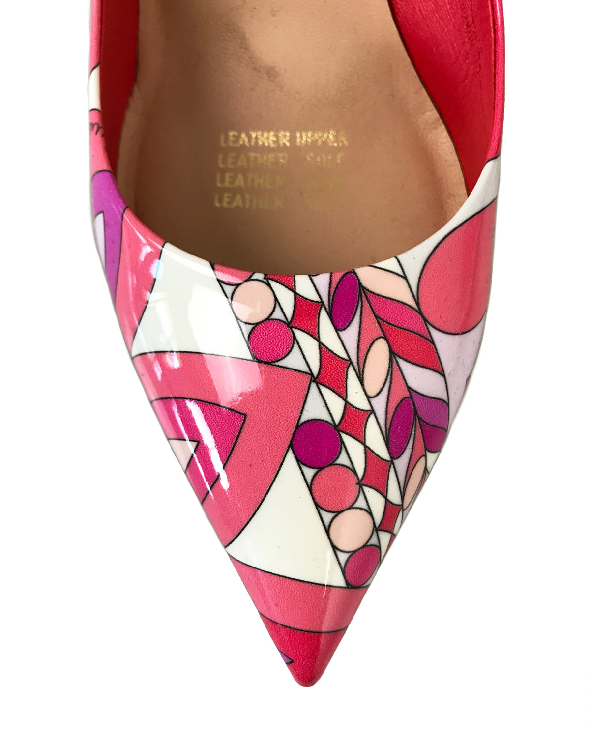 FRUIT Vintage Emilio Pucci Pink Print High Heels shoes