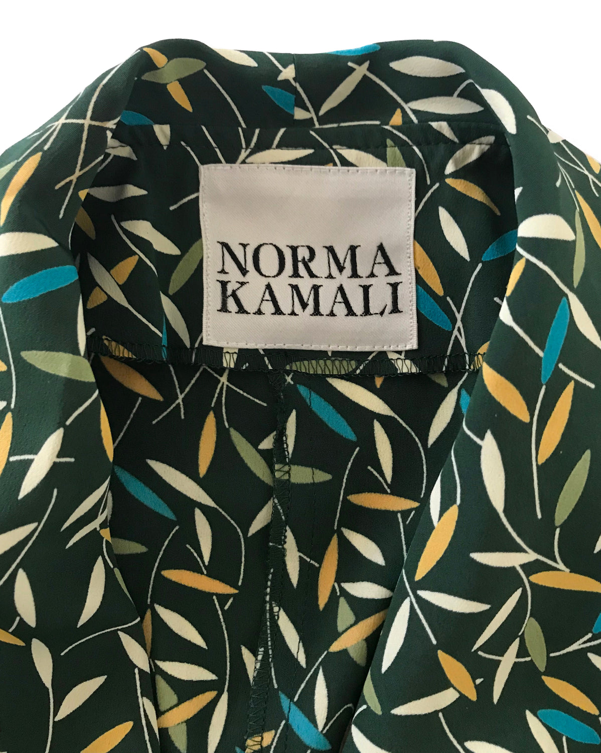 Norma Kamali Dead Stock Green Blouse