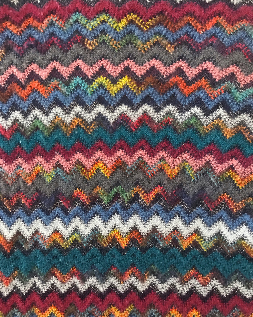 Missoni Zigzag Knit Short Sleeve Knit
