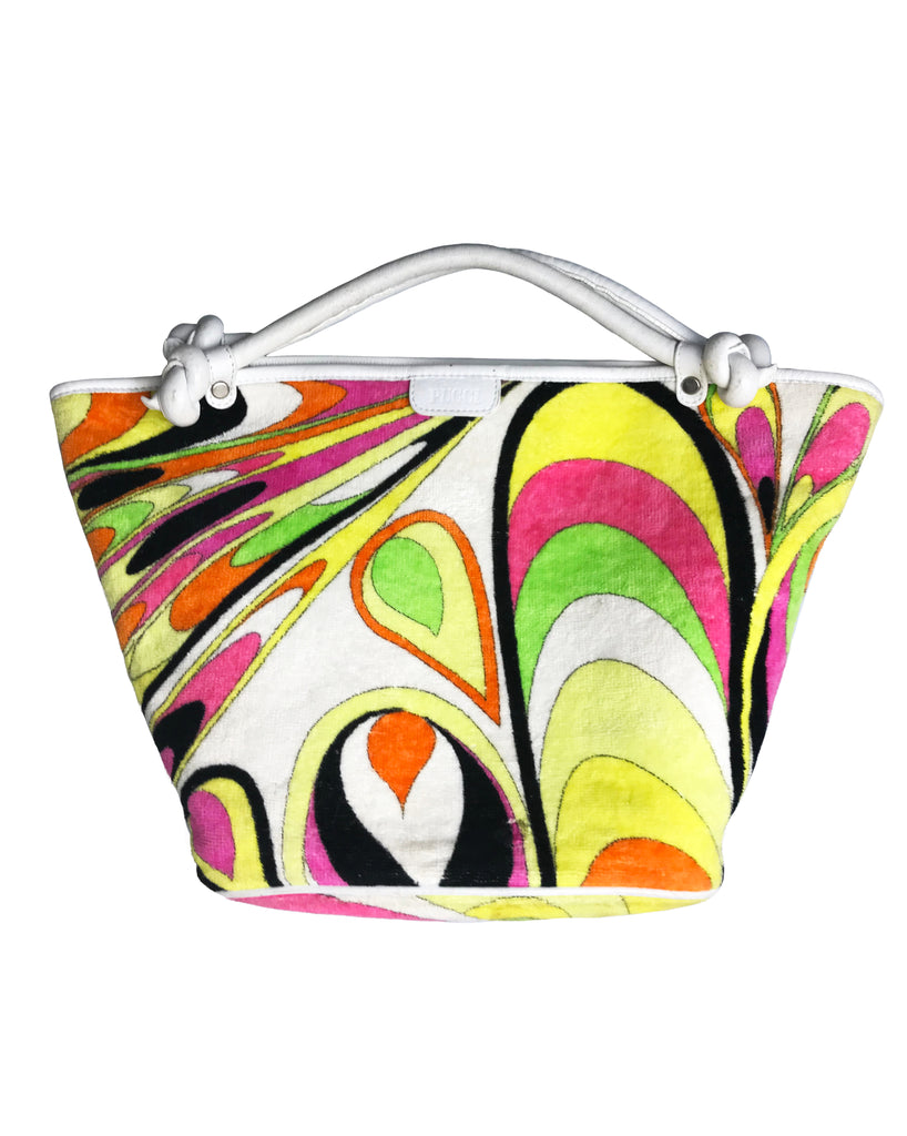 Emilio Pucci Printed Beach Bag